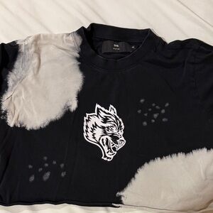 Darc Sport Black and White Wolf Sweatshirt